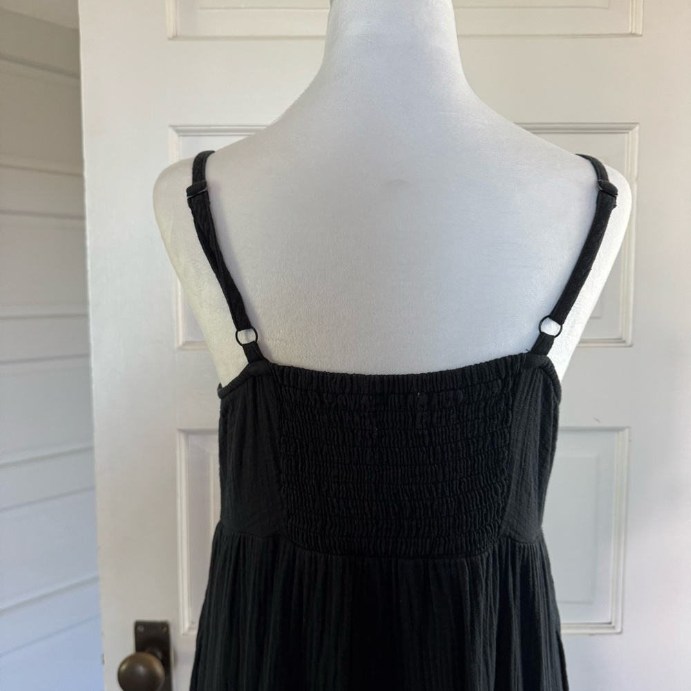 Universal Thread Black Button Down Maxi Dress Poc… - image 6